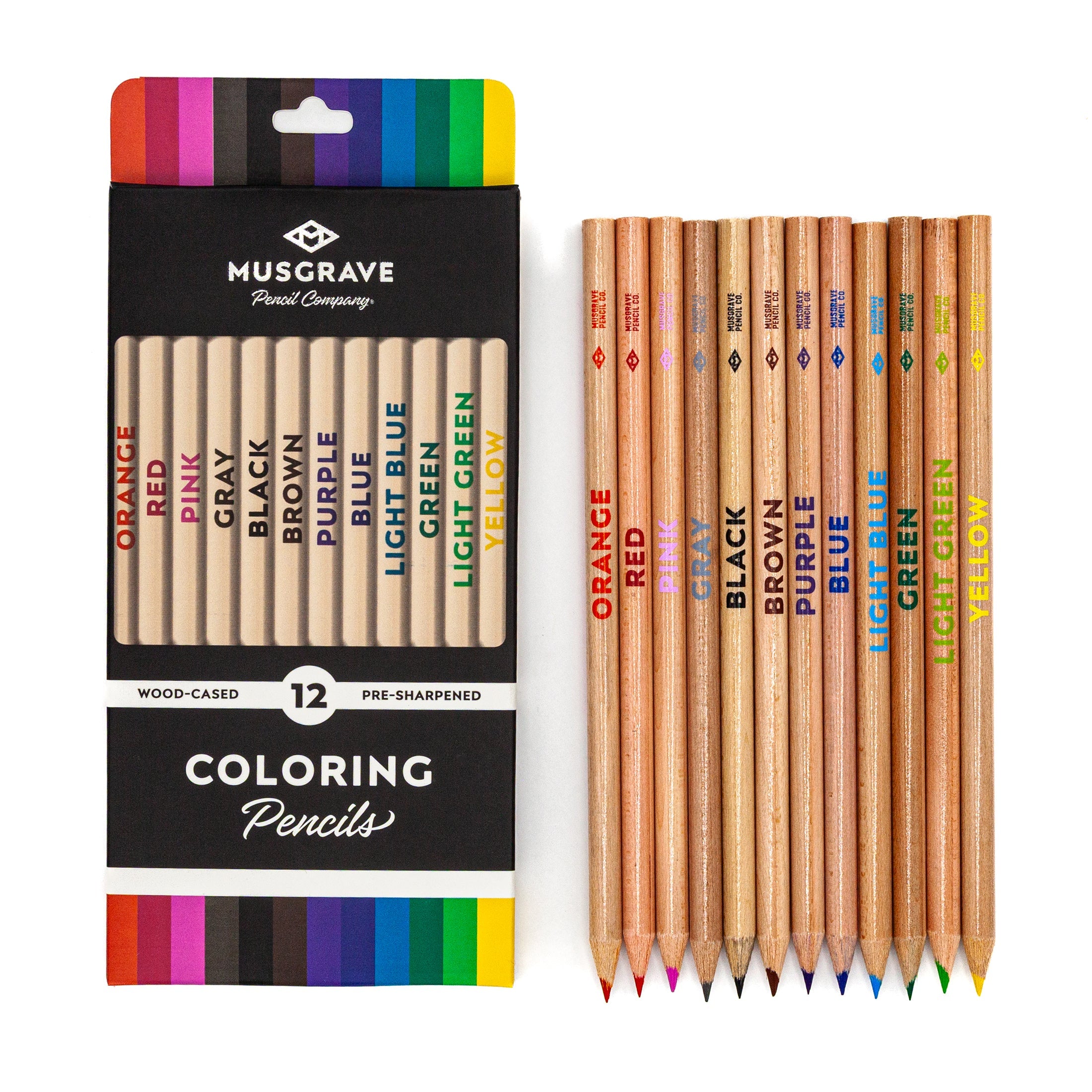 Musgrave Coloring Pencils - 12 Count