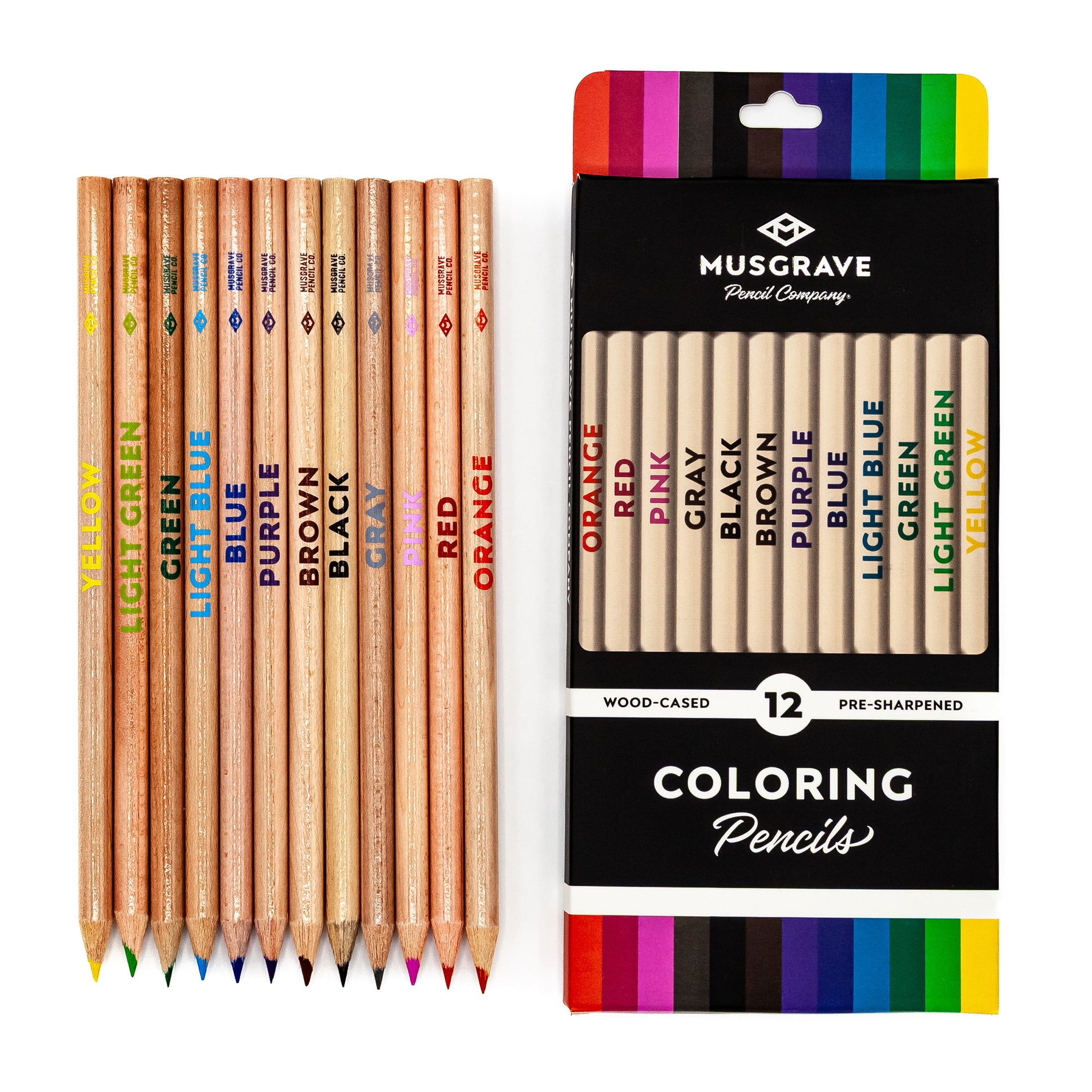 Musgrave Coloring Pencils - 12 Count