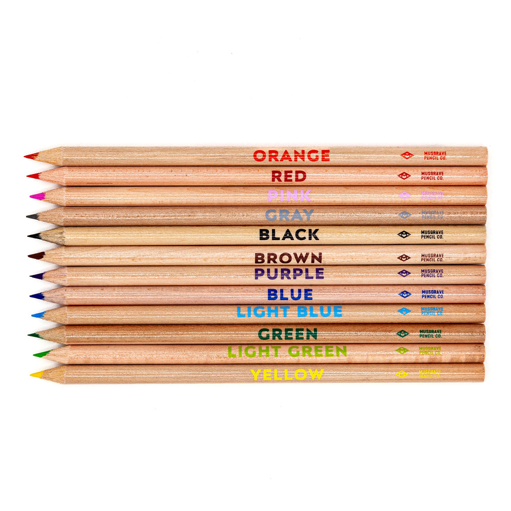 Musgrave Coloring Pencils - 12 Count