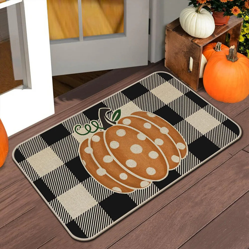 Autumn Welcome Door Mat - Indoor/Outdoor Anti-Slip