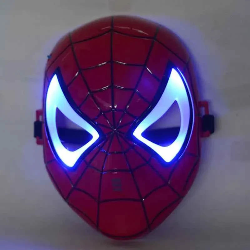 Superhero LED Cosplay Mask - Spider-Man, Iron Man, Hulk, Captain America
