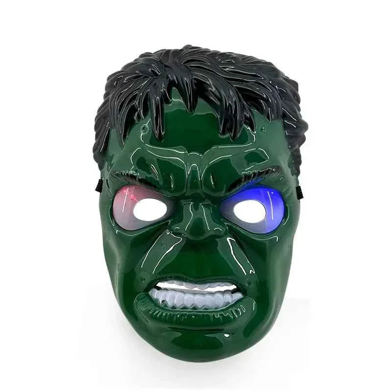Superhero LED Cosplay Mask - Spider-Man, Iron Man, Hulk, Captain America